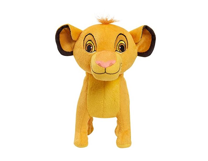Walking simba toy top