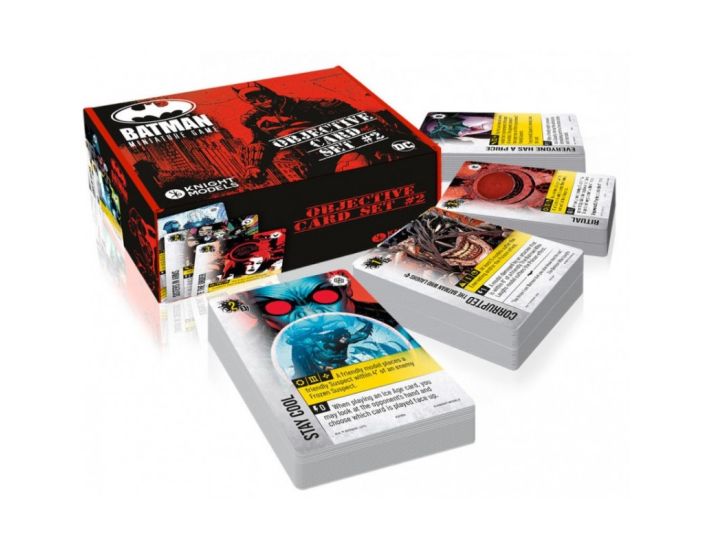 Batman Miniature Game: Objective Card Set (New)