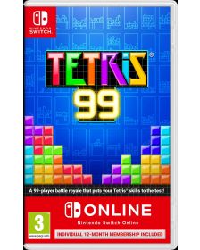 Tetris 99 + 12 month switch online membership (Nintendo Switch) (New)