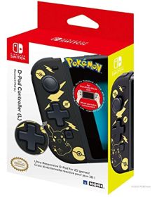 Nintendo Switch D-Pad Controller (L) – Pokémon: Black & Gold Pikachu (New)