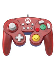HORI Battle Pad Gamecube Style Controller - Mario Edition for Nintendo Switch (New)