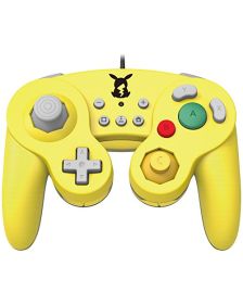 Official Nintendo Licensed Smash Bros Gamecube Style Controller (Pikachu Version) (Nintendo Switch) (New)