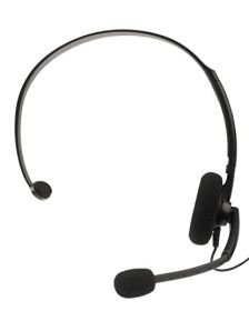 Official Xbox 360 Wired Headset - Black (Xbox 360) (New)