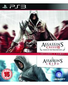 Assassin's Creed 1 & 2 (Double Pack) (PS3) (New)
