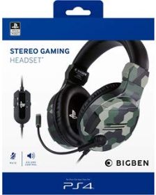 Official Licensed Camo Stereo Gaming Headset for PS4 (New)