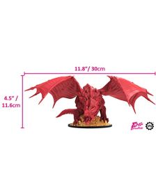 Epic Encounters: Lair of the Red Dragon - RPG Fantasy Roleplaying Tabletop Game with HUGE Boss Miniature, Double-Sided Game Mat, & Game Master Adventure Book with Monster Stats, 5E Compatible (New)