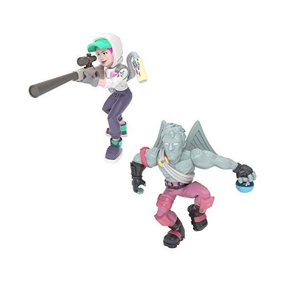 Fortnite Duo Pack-Assortment Teknique and Love Ranger, Multi-Coloured (New)