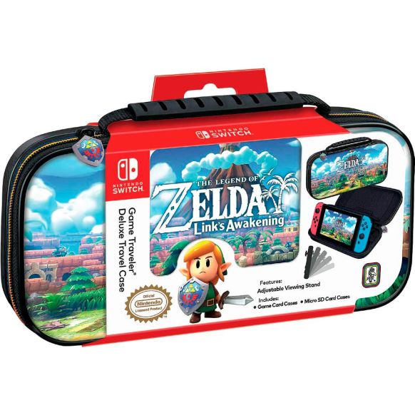 The Legend of Zelda Link's Awakening Game Traveler Deluxe Travel Case for Nintendo Switch (New)