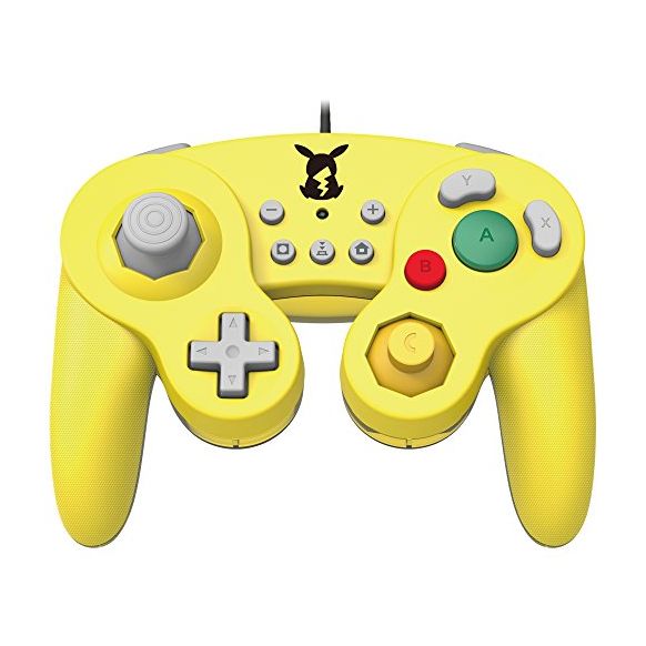 Official Nintendo Licensed Smash Bros Gamecube Style Controller (Pikachu Version) (Nintendo Switch) (New)