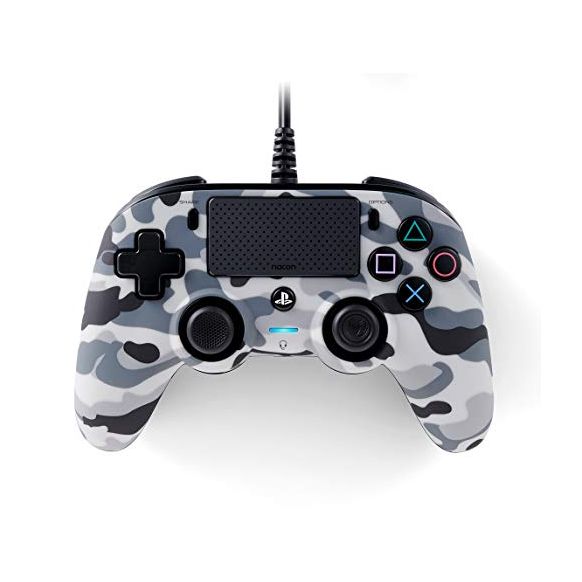 Gamepad Nacon Wired Compact Controller (Camo Grey) (PS4) (New)