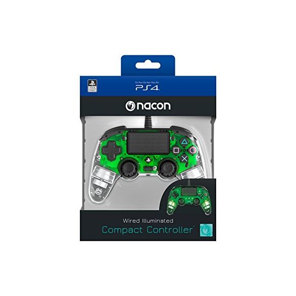 Accessori Playstation4 Nacon Compact Controller Light Edition (Green) (New)