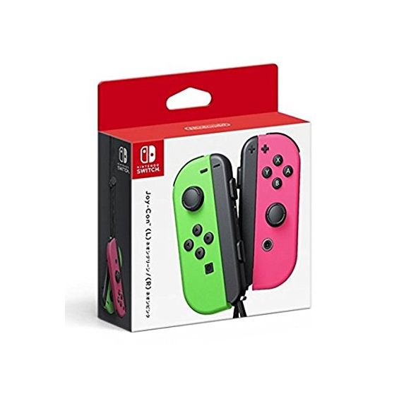 Joy-Con Pair - Neon Green/Neon Pink (Nintendo Switch) (New)
