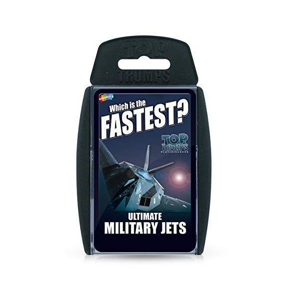 Ultimate Military Jets Top Trumps Card Game WM01627-EN1-6 (New)