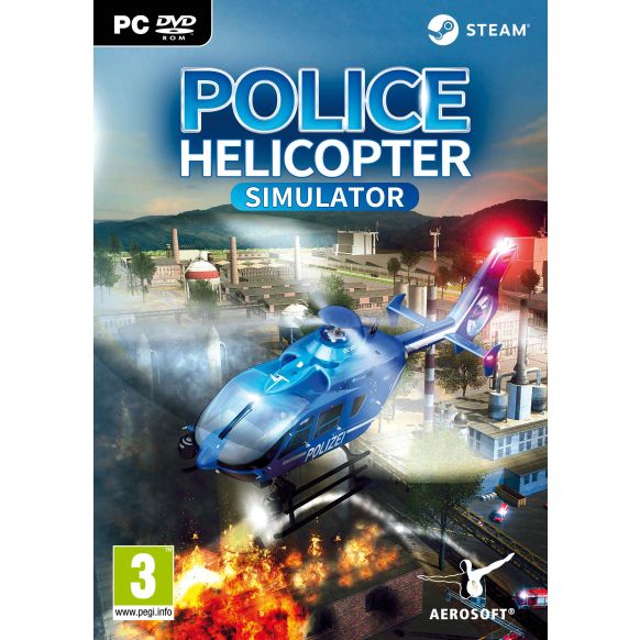Police Helicopter Simulator PC DVD (New)