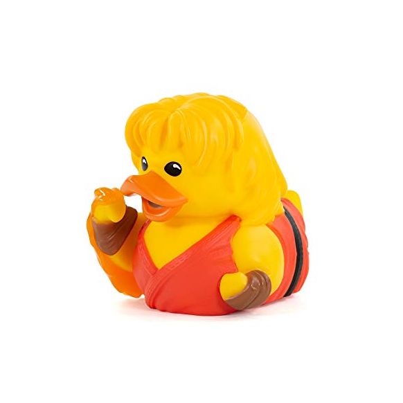 TUBBZ Street Fighter Ken Collectible Rubber Duck Figurine – Official Street Fighter Merchandise – Unique Limited Edition Collectors Vinyl Gift (New)