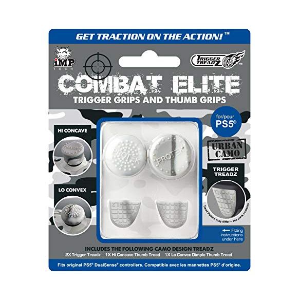 iMP Tech Combat Elite Thumb & Trigger Treadz Dual Sense Controller Grips - Urban Camo (PS5) (New)
