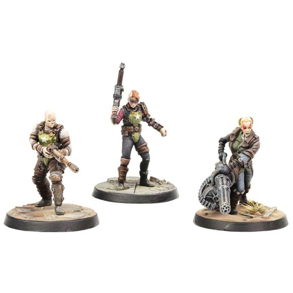 Fallout Wasteland Warfare Ack Ack, Sinjin & Avery Fallout Minis (New)