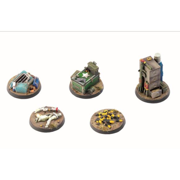 Fallout - Wasteland Warfare - Terrain Exp. Objective Markers 2 (New)
