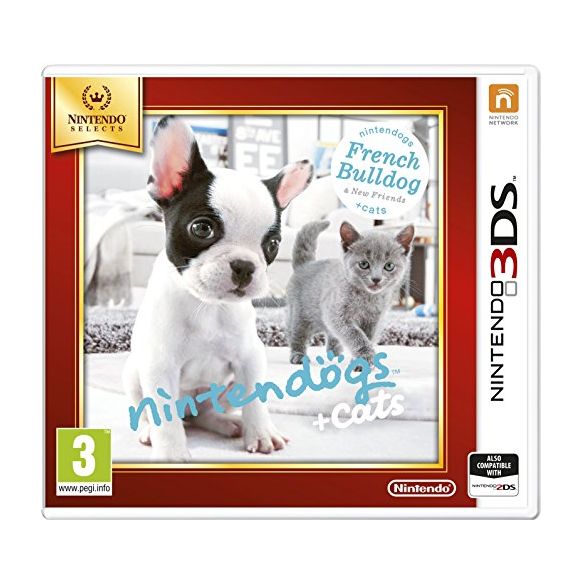 Nintendogs + Cats (French Bulldog + New Friends) (Selects) (3DS) 