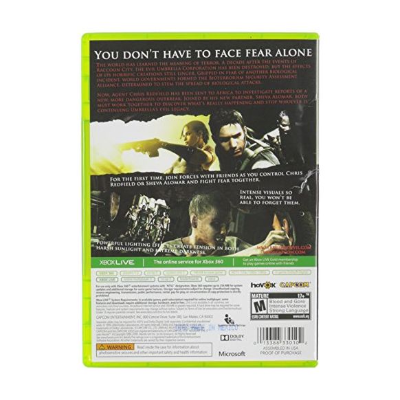 Resident Evil 5 (Xbox 360) (New)