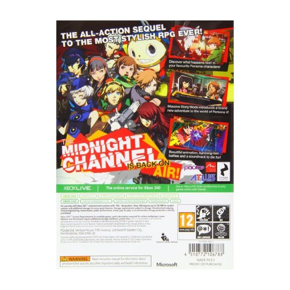 Persona 4 Arena (Xbox 360) (New)