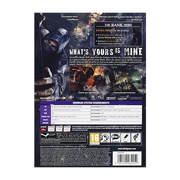 Thief - Limited Edition Metal Case with Bank Heist DLC (PC) (New)