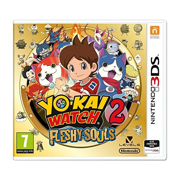 YO-KAI WATCH 2: Fleshy Souls (Nintendo 3DS) (New)
