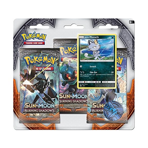 Pokemon TCG Sun & Moon: Burning Shadows Triple Booster Pack (New)