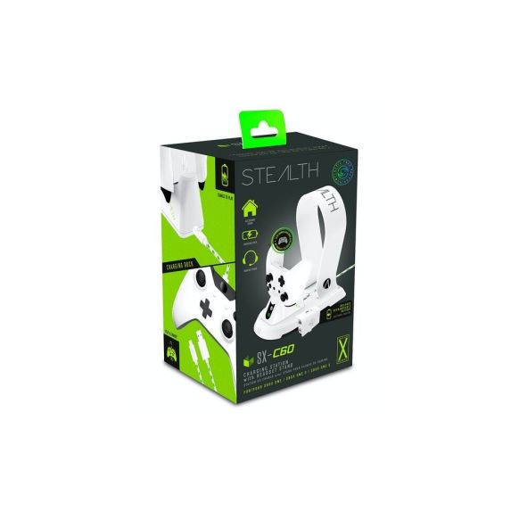 STEALTH SX-C60 Charging Station with Headset Stand (White) (Xbox One) (New)
