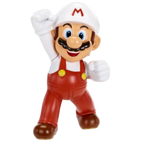 Super Mario Bros. World of Nintendo Fire Mario Jakks Pacific Action Figure (New)
