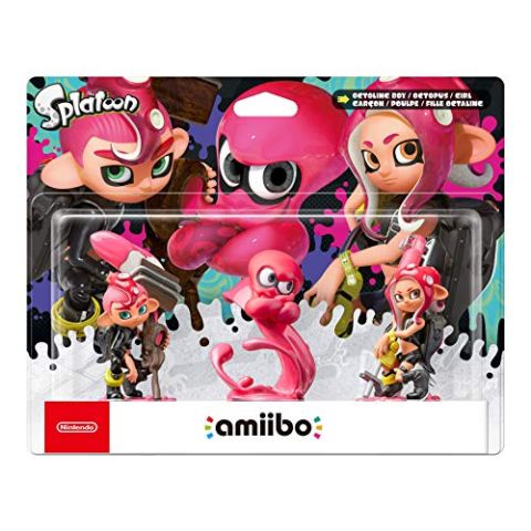Octoling Triple Pack (Octoling Boy + Octopus + Girl) amiibo (Splatoon Collection) (Nintendo Switch) (New)