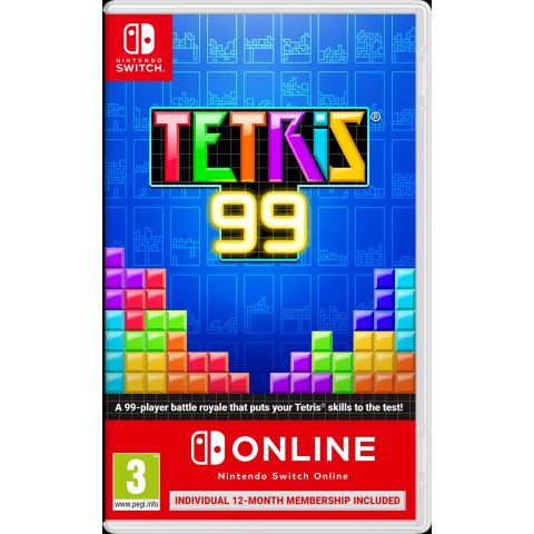 Tetris 99 + 12 month switch online membership (Nintendo Switch) (New)
