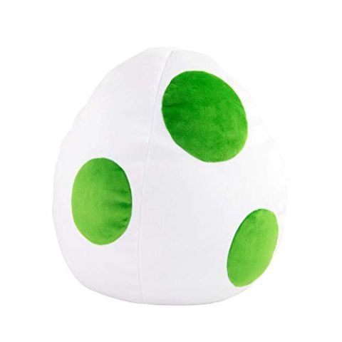 TOMY T12968 Club Mocchi-Yoshi Egg Plush Stuffed Toy, Green/White (New)