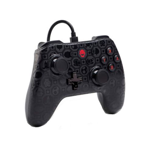 Wired Controller for Nintendo Switch - Bowser Shadow (New)