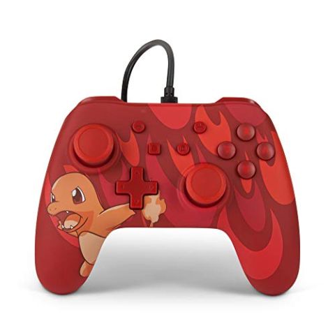 Wired Officially Licensed Controller For Nintendo Switch - Blaze Charmander (New)