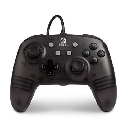 Enhanced Wired Controller For Nintendo Switch - Black Frost (New)