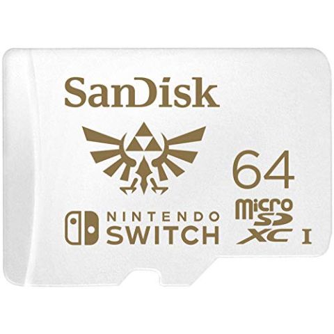 SanDisk microSDXC UHS-I card for Nintendo 64GB - Nintendo licensed Product (New)