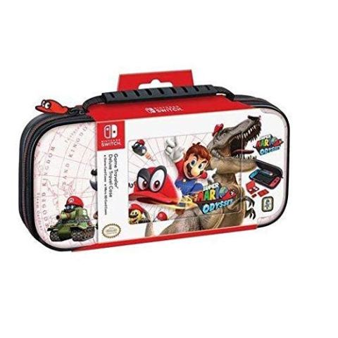Official Mario Odyssey Travel Case White for Nintendo Switch (New)