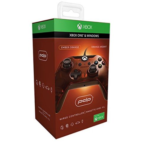 PDP Wired Controller - Orange (Xbox One/PC) (New)