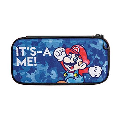 Nintendo Switch Slim Travel Case (Mario Camo Edition) (Switch) (New)