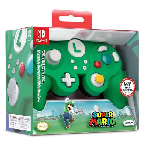 Wired Fight Pad Pro (NS - Luigi - EU) (Nintendo Switch) (New)