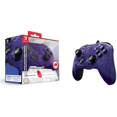 Official Faceoff Deluxe+ Audio Wired Purple Controller (New)