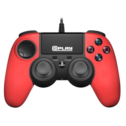 Officially Licensed PS4 Wired Controller - Red (New)