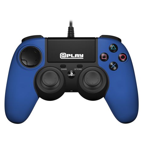 Officially Licensed PS4 Wired Controller - Blue (New)