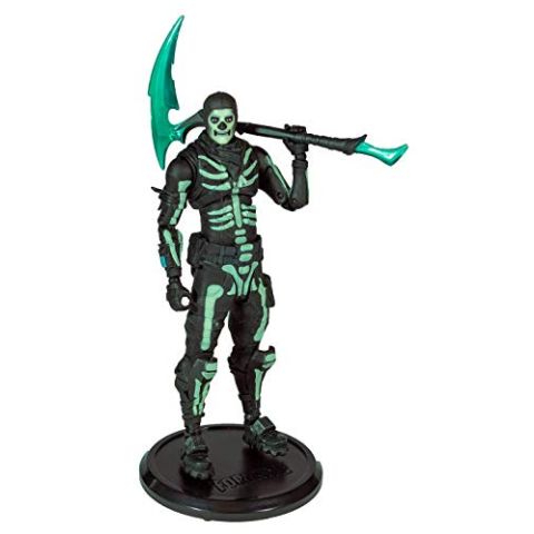 Fortnite Action Figure Green Glow Skull Trooper (Glow-in-the-Dark) Exclusive (New)