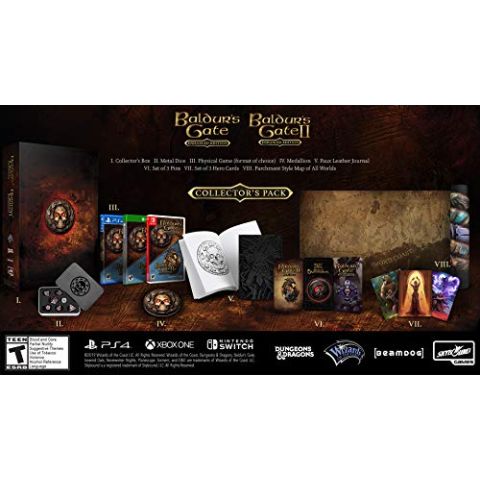 Baldur's Gate Enhanced Edition Collector's Pack (PS4) (New)