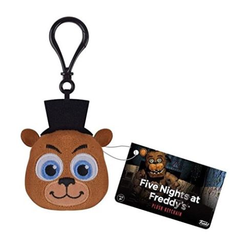 Five Nights at Freddys Plush Keychain - Freddy Fazbear (New)
