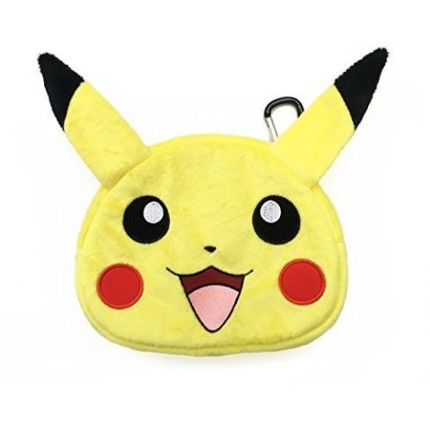 Hori Pikachu Plush Pouch - Case for Nintendo 3DS (New)