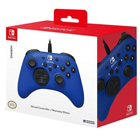 HORI HORIPAD Wired Controller - Blue for Nintendo Switch (New)