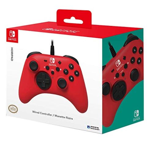 HORI HORIPAD Wired Controller - Red for Nintendo Switch (New)